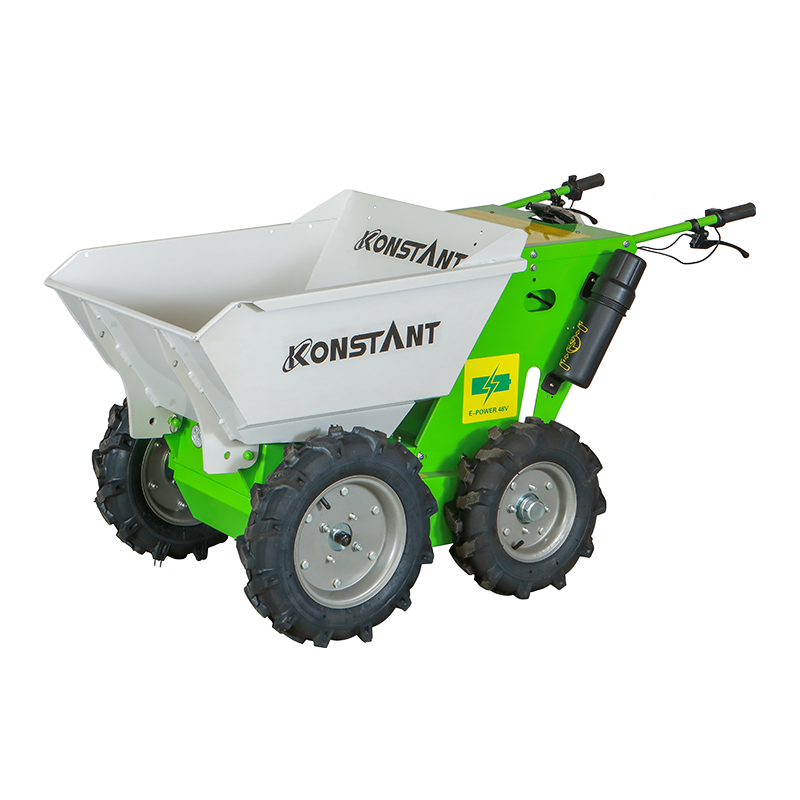 1000W Børstefri DC -motor drevet alle terriske betonbuggy fuld elektrisk mini -dumper