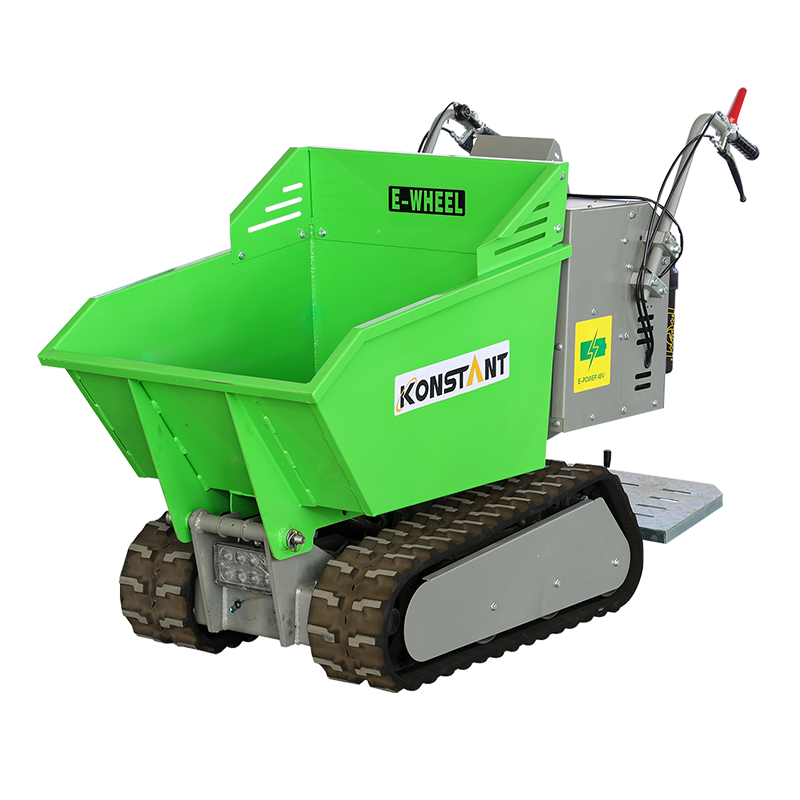 350 kg nyttelast elektrisk drev sporet undervogn batteri vedligeholdelse gratis mini -dumper