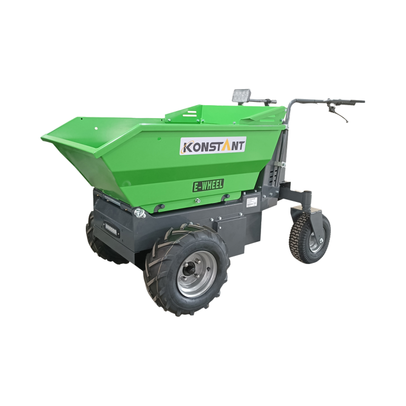 500 kg 48V Elektrificeret trillebør 360 ° Roterende hydraulisk tip mini -dumper